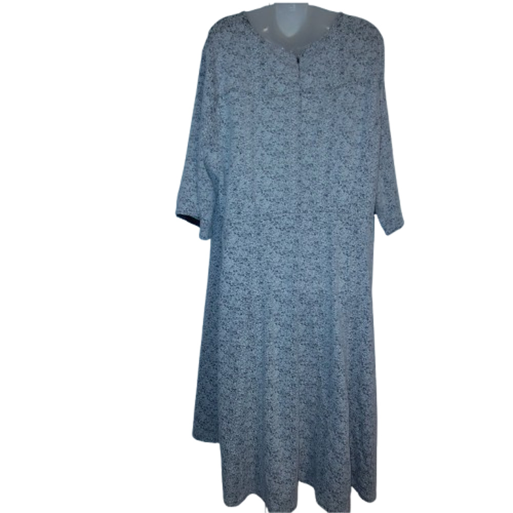 H&M Women’s Gray Casual Floral Style Dress Size 2XL BG20 - Picture 2 of 3
